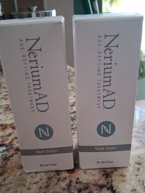 2-Nerium AD Night Cream - White and Teal Packaging 30ml/1 Fl. Oz. New Unopened